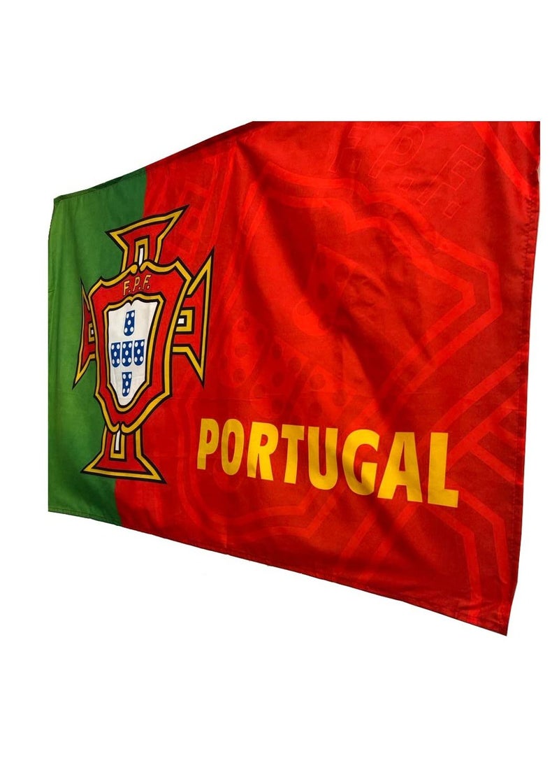 Romario Portugal Fans Flag, Vivid color & UV Fade Resistant, Light Weight, Show support at sports events and other celebrations, FIFA World Cup Banner Fan, Size 96CM X 67CM… - Image 4