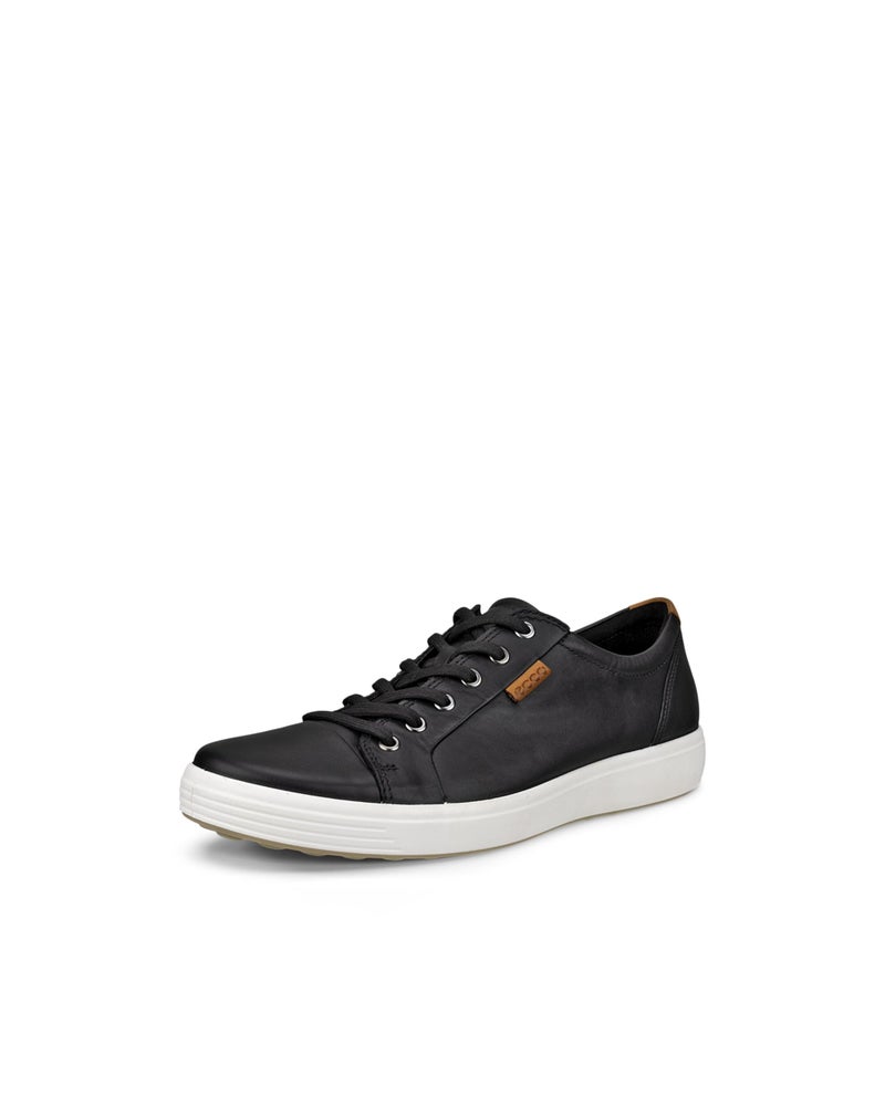 ECCO Men's Soft 7 Sneaker, Black, 10-10.5 - Image 1
