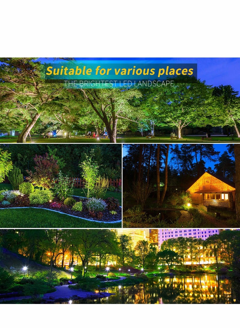 Excefore LED Landscape Lights, AC Outdoor Pathway Garden Yard Spotlight, IP65 Waterproof Flood Light, Spotlight with Spike Stand(Pack of 1, Daylight White) - Image 5