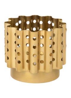 Graidient span Graidient span ikeea AROMATISK Tealight Holder BrassColour Metal 6x5 cm 2x2  - Image 1
