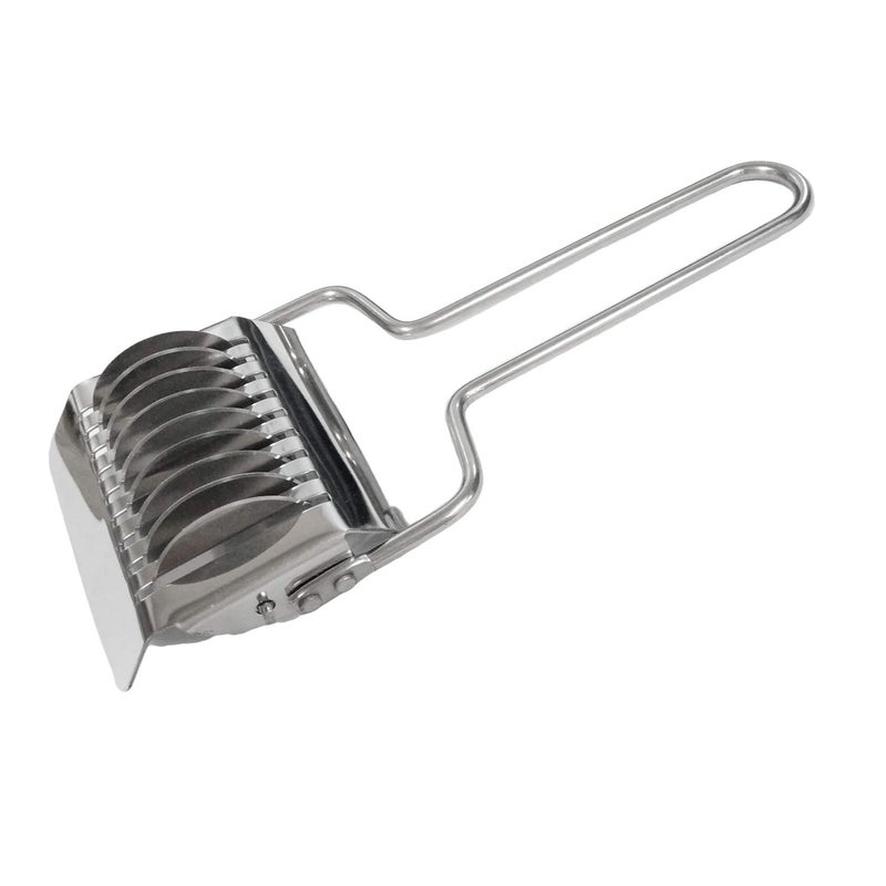 LiXiongBao Pasta Noodle Cutter Stainless Steel Pasta Spaghetti Maker Noodle Lattice Roller Dough Cutter Masher Kitchen Tool 