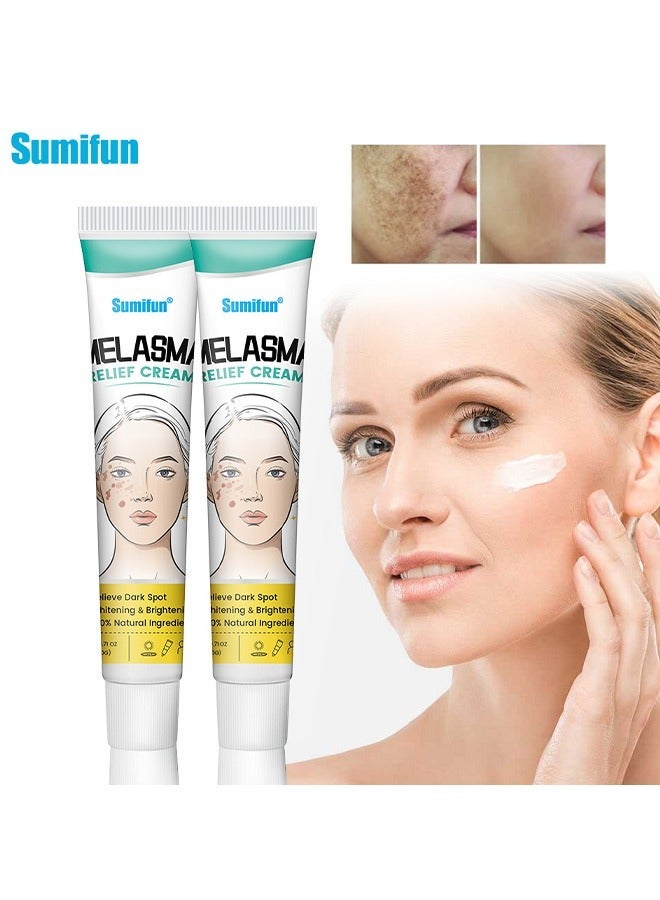 Sumifun 2 PCS Melasma Relief cream Pigmentation Removal Cream for Face, Freckle Remover Cream, Dark Spot Corrector Cream - Image 1