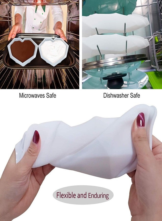 DOSTK Breakable Heart Mold Set for Chocolate, Heart Silicone Molds with Hammers and Dropper, Letter Mold and Number Chocolate Molds for Valentine Candy Making - Image 2