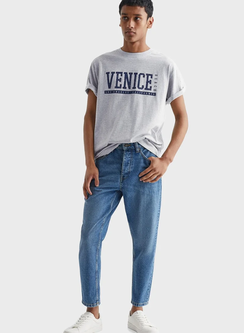 MANGO Youth Venice Round Neck T-Shirt