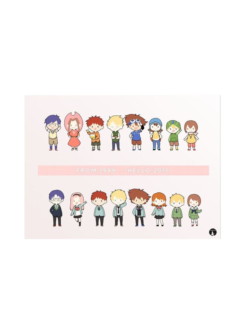 RKN The Anime Digimon Mouse Pad Multicolour