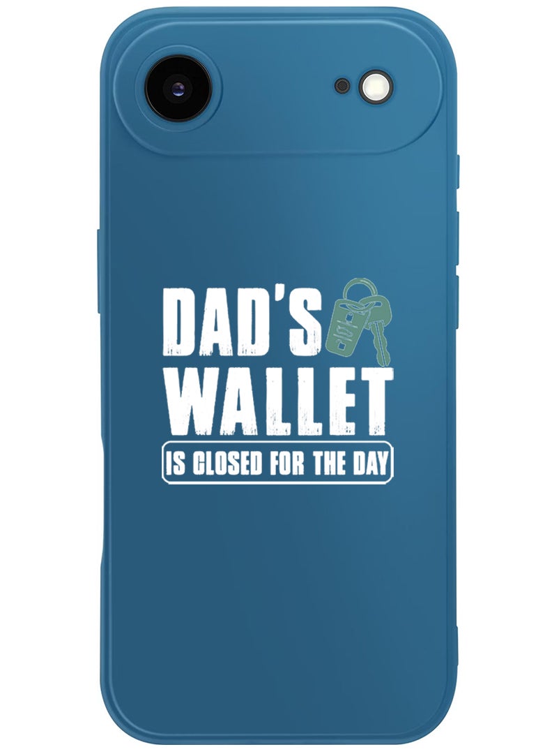 Theodor Protective Slim Fit Case Liquid Silicone Cover with Full Body Protection Anti-Scratch Shockproof Case For Apple iPhone 17 Air (Blue) Dads wallet - White - Image 1