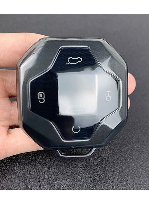 4 Buttons TPU Smart Car Key Case Cover Fit for Chery Jetour T2 Traveler 2023 2024 Keyless