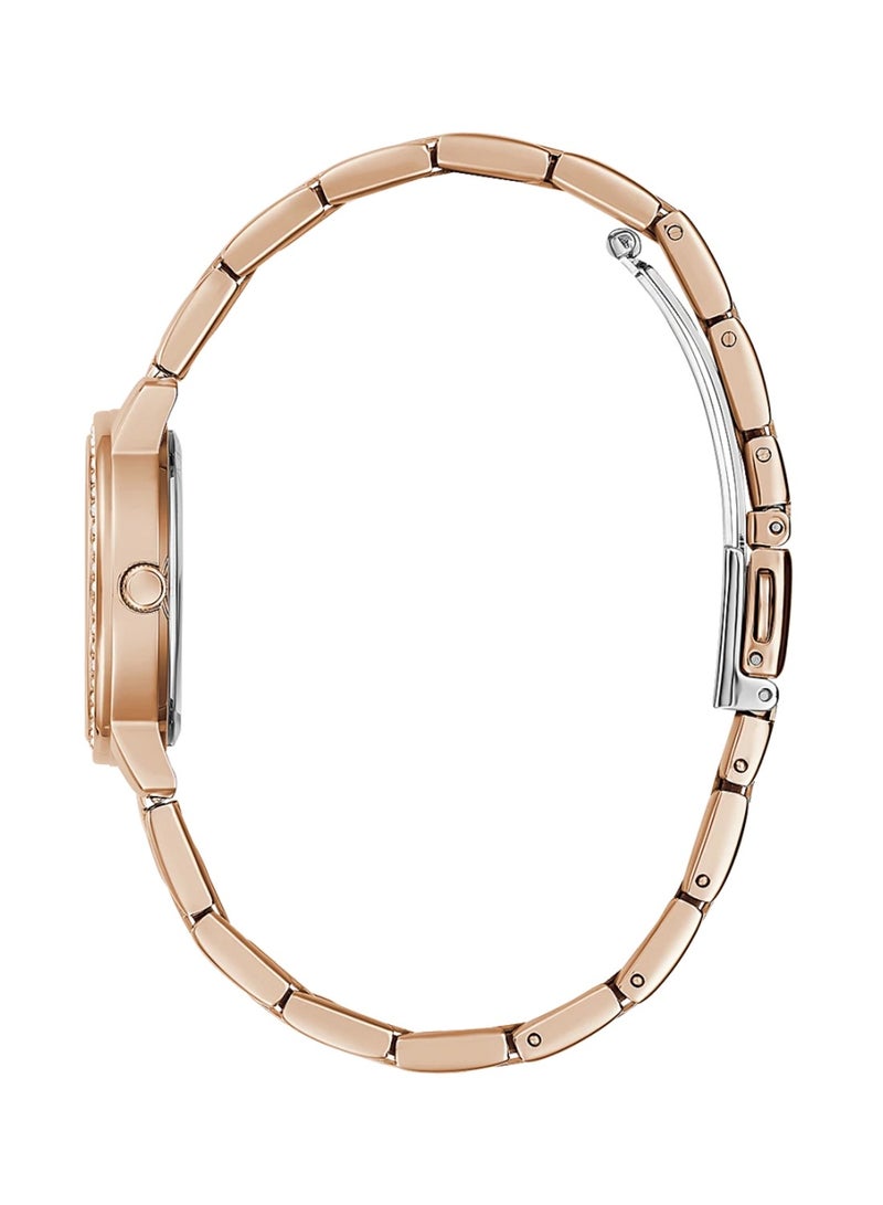 GUESS Women's Melody Analog Quartz Rose Stainless Steel Watch GW0468L3 - 28mm - Image 2