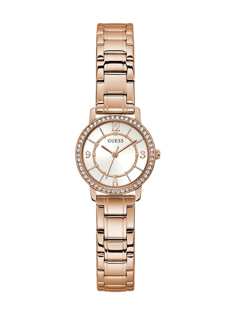GUESS Women's Melody Analog Quartz Rose Stainless Steel Watch GW0468L3 - 28mm - Image 1