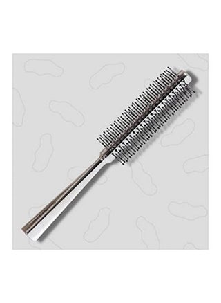Professional Medium Round Hair Brush with Anti Slip Handle Ball Tip Nylon Bristles Round Brush for Hair Styling_Silver - pzsku/Z62ECEE80C0626EFD0CDDZ/45/_/1662633120/c61c3055-adf4-4808-88e7-a5e96d33e228