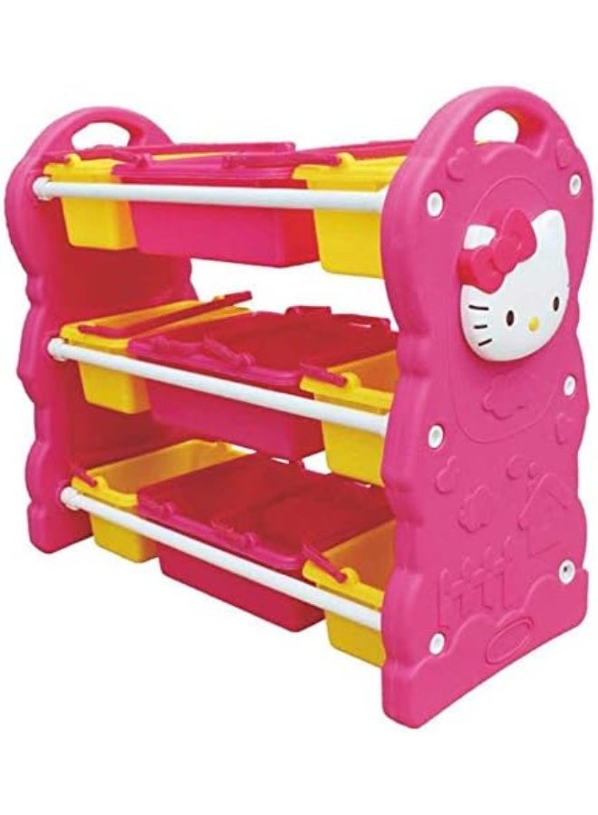Rainbow Toys Children Deluxe Multi-Bin Toy Organizer with Storage Bins  - Image 3