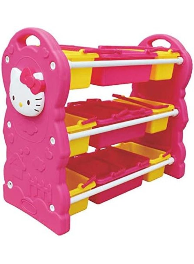 Rainbow Toys Children Deluxe Multi-Bin Toy Organizer with Storage Bins  - Image 4