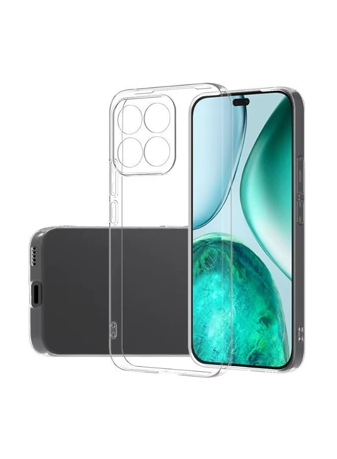 جراب حماية شفاف ناعم من مادة TPU لهاتف Honor X7d، غطاء واقٍ خفيف الوزن، غطاء أنيق وشفاف لحماية الكاميرا، متوافق مع هاتف Honor X7d - Image 2