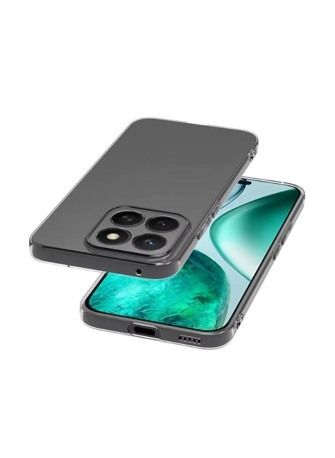 جراب حماية شفاف ناعم من مادة TPU لهاتف Honor X7d، غطاء واقٍ خفيف الوزن، غطاء أنيق وشفاف لحماية الكاميرا، متوافق مع هاتف Honor X7d - Image 3