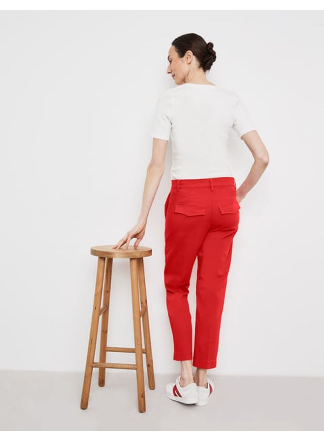 GERRY WEBER City-style 7/8-length trousers with hem slits - Image 1