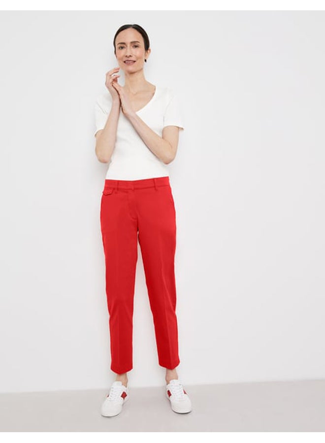 GERRY WEBER City-style 7/8-length trousers with hem slits - Image 3