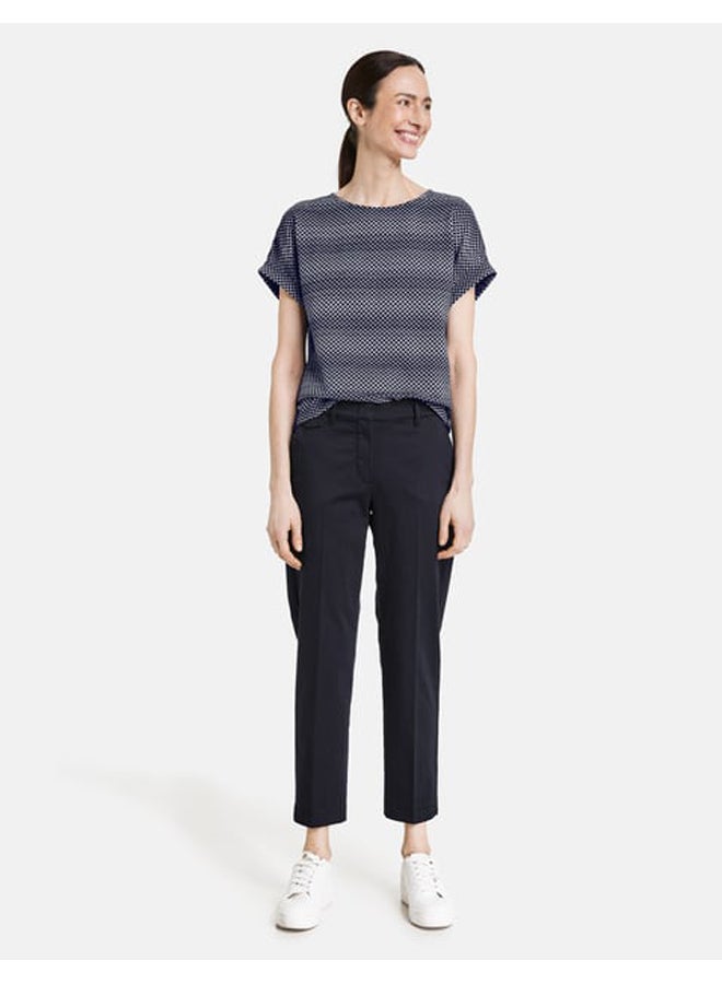 GERRY WEBER City-style 7/8-length trousers with hem slits - Image 2