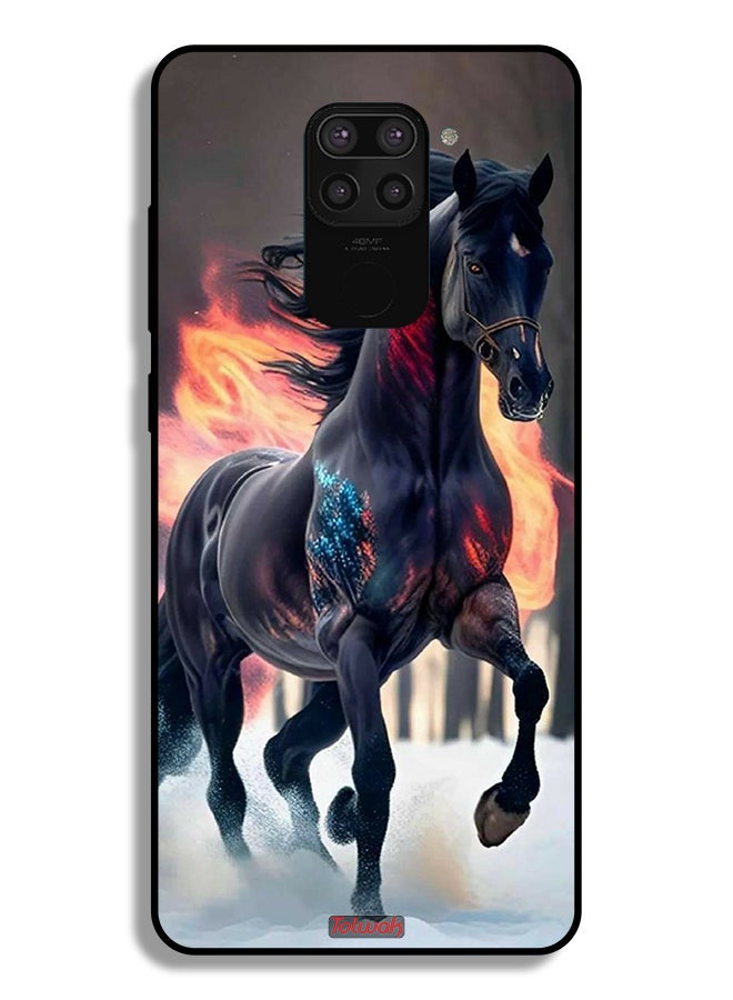 Tolwak Xiaomi Redmi Note 9 Protective Case Cover Horse Hd - Image 2