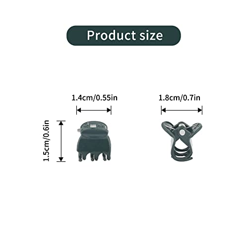 KINGLAKE Orchid & Plant Support Clips - 100 Pcs Dark Green Garden Cymbidium Clips to Keep Stems & Vines Upright - Image 3