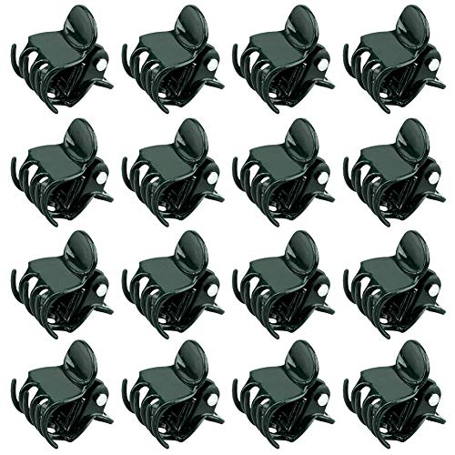 KINGLAKE Orchid & Plant Support Clips - 100 Pcs Dark Green Garden Cymbidium Clips to Keep Stems & Vines Upright - Image 1