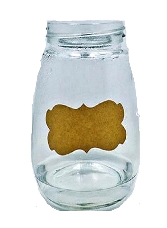 NIBEMINENT Multipurpose Adhesive Label Sticker Roll Brown/White - Image 2