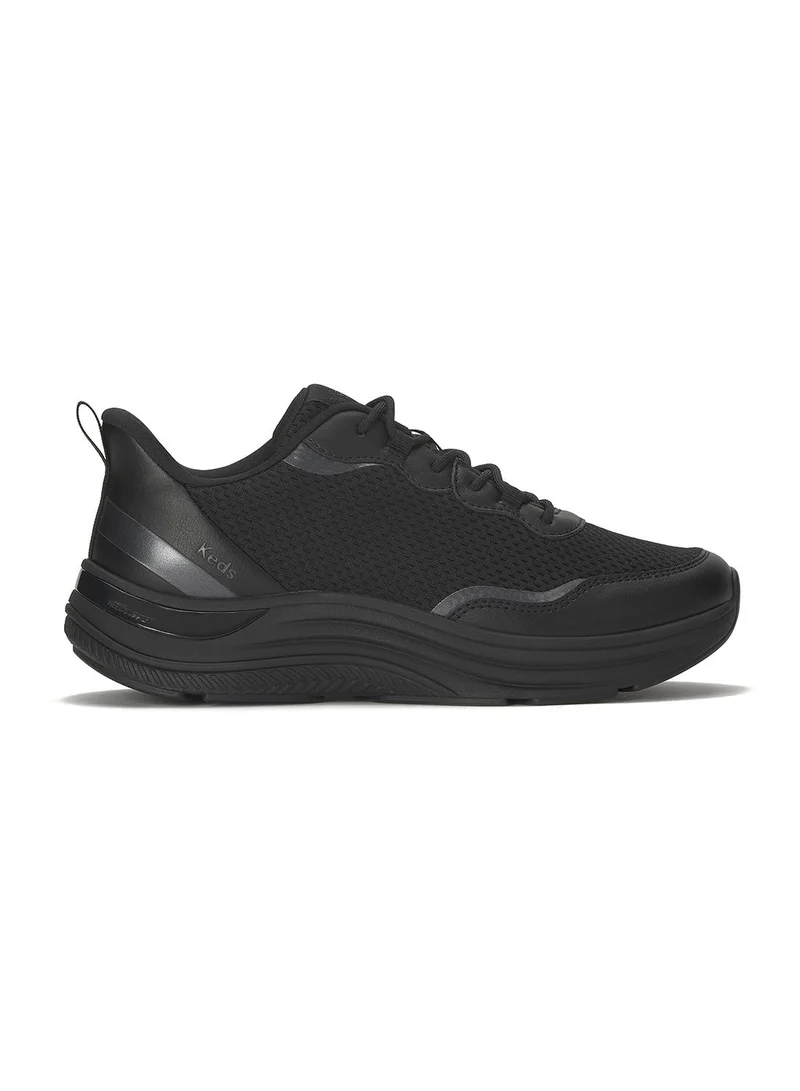 كيدز Keds Women's BlissMove Lace-Up Mesh Sneaker – Arch Support, Podiatrist-Approved Athletic Shoe Black