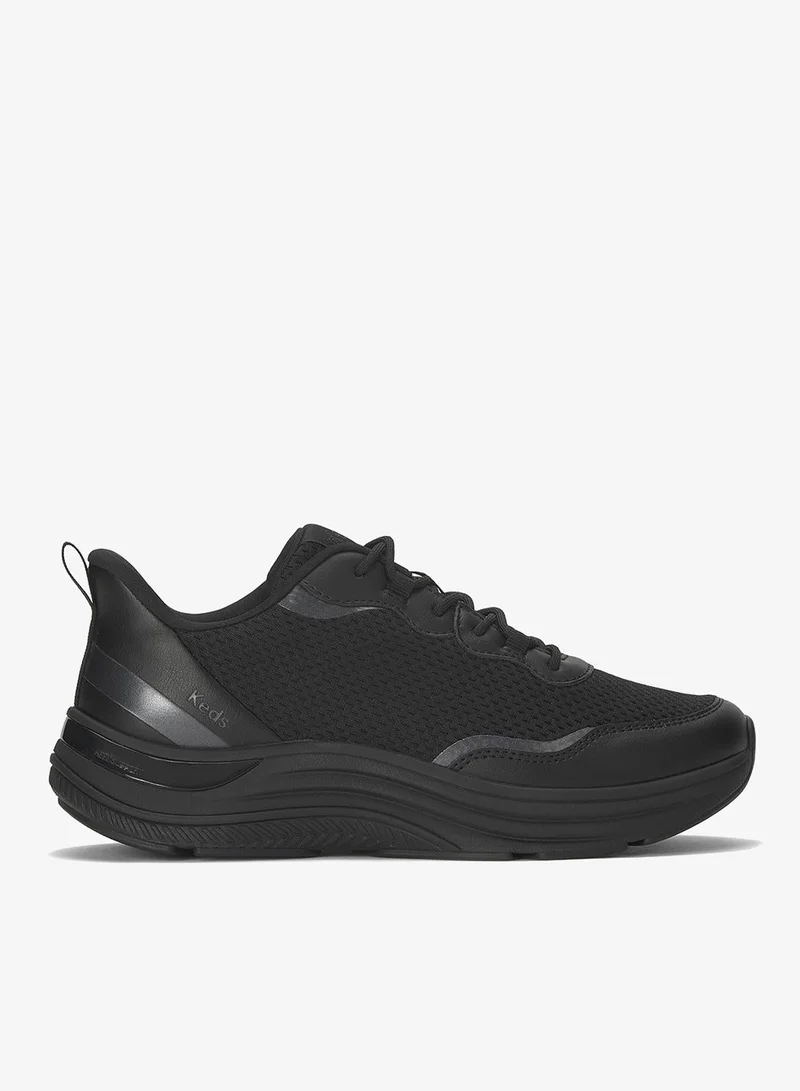 Keds Keds Women's BlissMove Lace-Up Mesh Sneaker – Arch Support, Podiatrist-Approved Athletic Shoe Black
