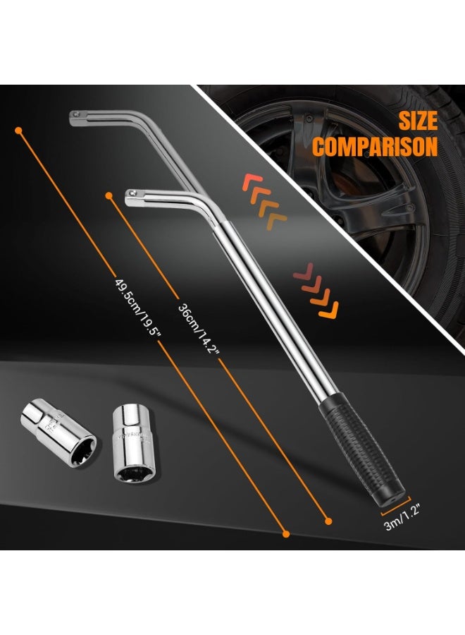 جاك مقصّي سيارة أصلي بقدرة 2 طن – مع مقبض يدوي ومفتاح عجلة تلسكوبي لتغيير الإطارات - Image 2