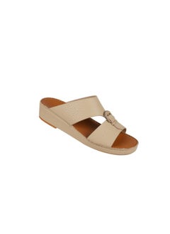 barjeel uno 008-3712 Barjeel Uno Mens Arabic Sandals BS 34 Beige  - Image 2