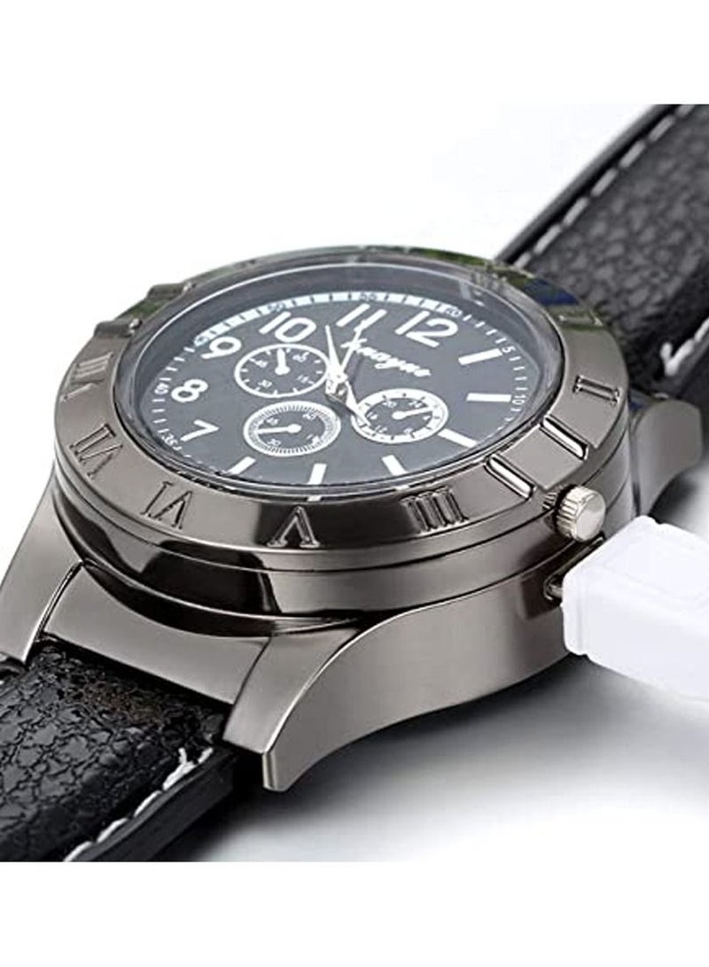 Huayue ساعة ولاعة USB للرجال - Image 3