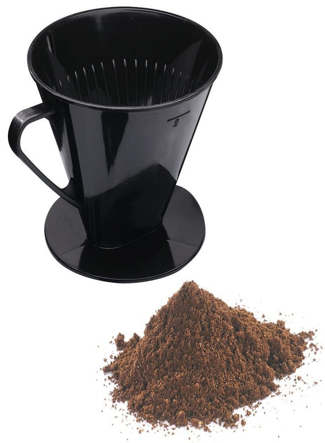 Westmark Pour Over Coffee Dripper, Coffee Filter Cone Size 2, Reusable Plastic for Manual Brewing, Up to 2 Cups, Model 24422261 - Image 4