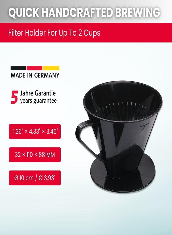 Westmark Pour Over Coffee Dripper, Coffee Filter Cone Size 2, Reusable Plastic for Manual Brewing, Up to 2 Cups, Model 24422261 - Image 2