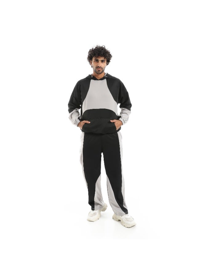 Caesar Men's oversized plain tracksuit - Image 1