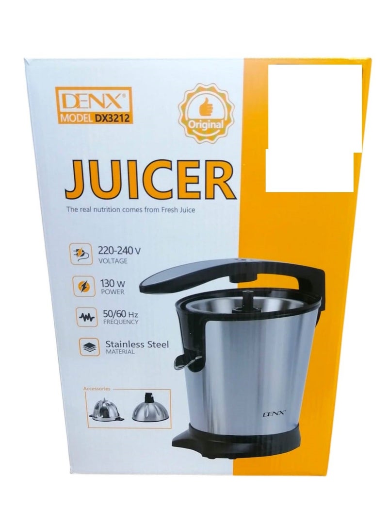 Denx Stainless Steel Orange Juicer, Electric Stainless Steel Citrus Juicer, Fresh Fruit Juicer, Fresh Juice for Squeezing Oranges, Lemons - Image 5