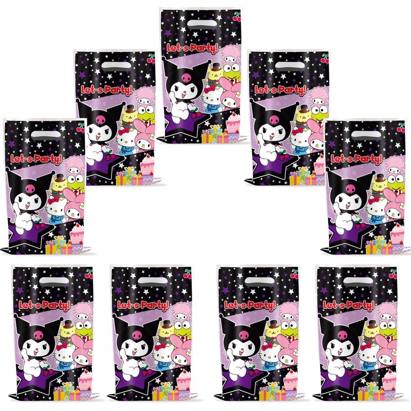 Losede 30pcs Birthday Party Gift Bags (2 Pack) - Black, 6x9 inches - Cartoon Theme - Gift Bags - Party Supplies - Image 2