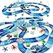 Toyk Track Race Car Toys for Kids Create A Ocean World Race Road Flexible Tracks Playset 2PCS Cool Shark Cars Toddler Toys Birthday Gifts for Age 3 4 5 6 Year Old Boys Girls - Image 2