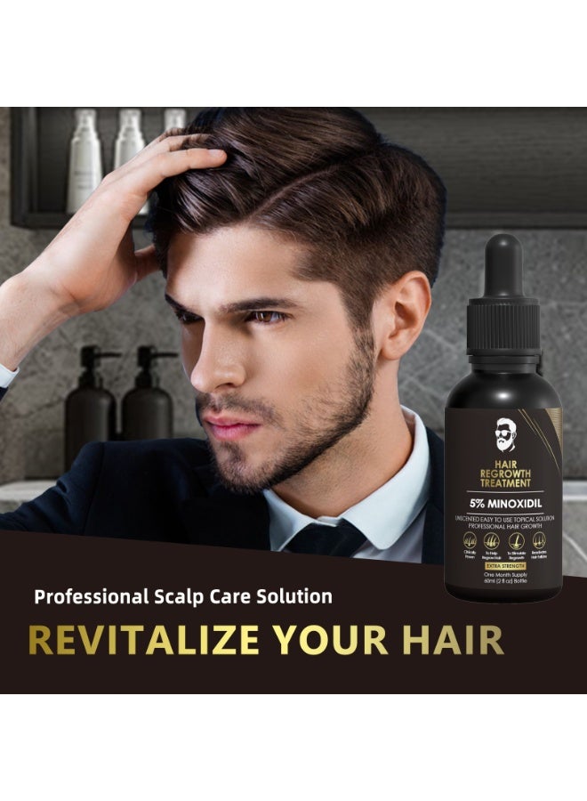 jalan 5% Minoxidil Hair Growth Serum with Biotin – a powerful regrowth treatment designed to thicken hair, boost hair density, prevent hair loss, and stimulate natural hair growth. 60ml bottle, perfect for daily hair care routine. - Image 3