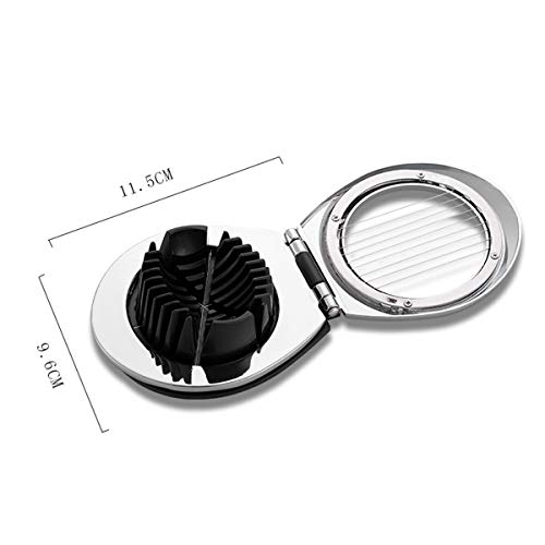 SWETON 3 in 1 Egg Slicer, Egg Cutter Egg dicer for Boiled Eggs -Stainless Steel Wire with 3 Slicing Styles - Image 2