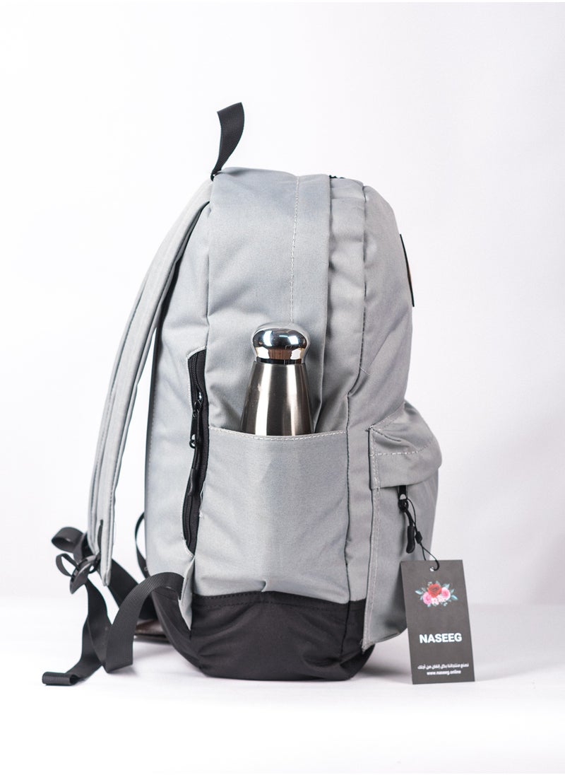 NASEEG - Everyday Backpack - Light Grey - Image 1