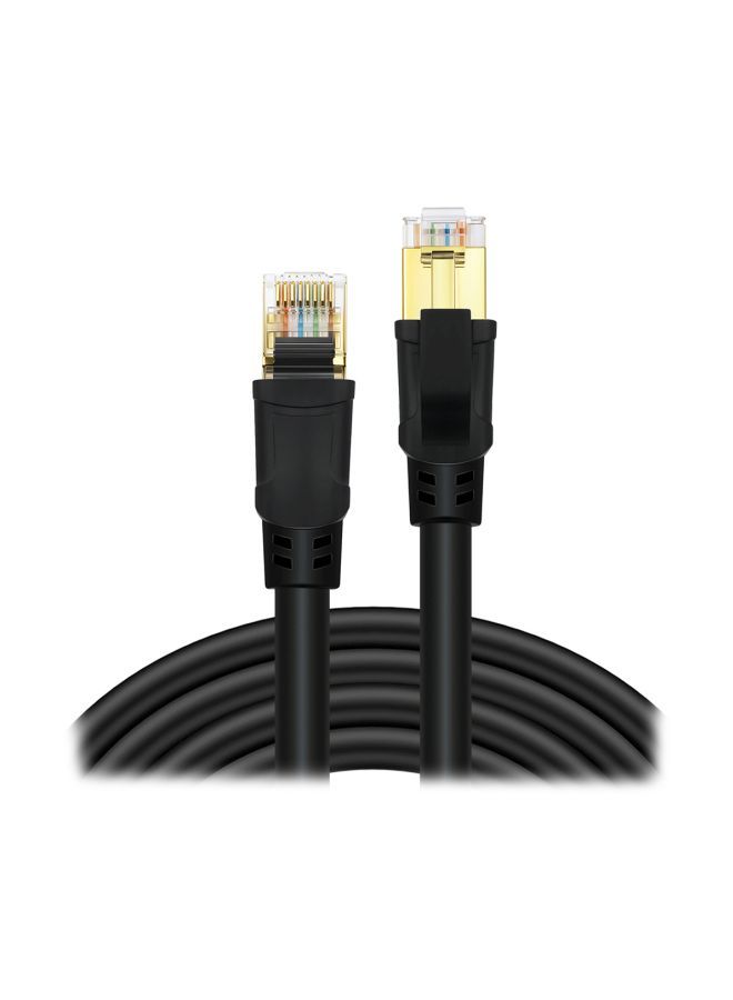 NIBEMINENT Premium Ethernet CAT8 Copper Network Cable black - Image 1