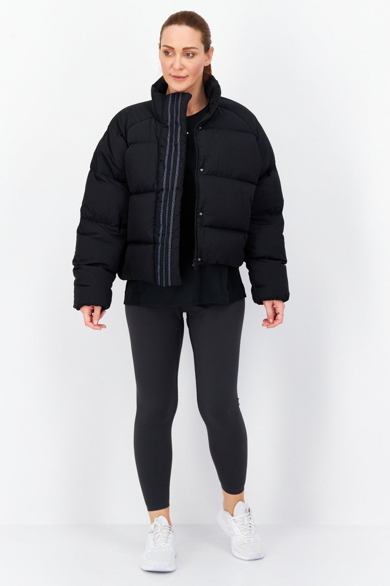 adidas Originals Women Sportswear Fit Long Sleeve Training Jackets, Black - Image 2