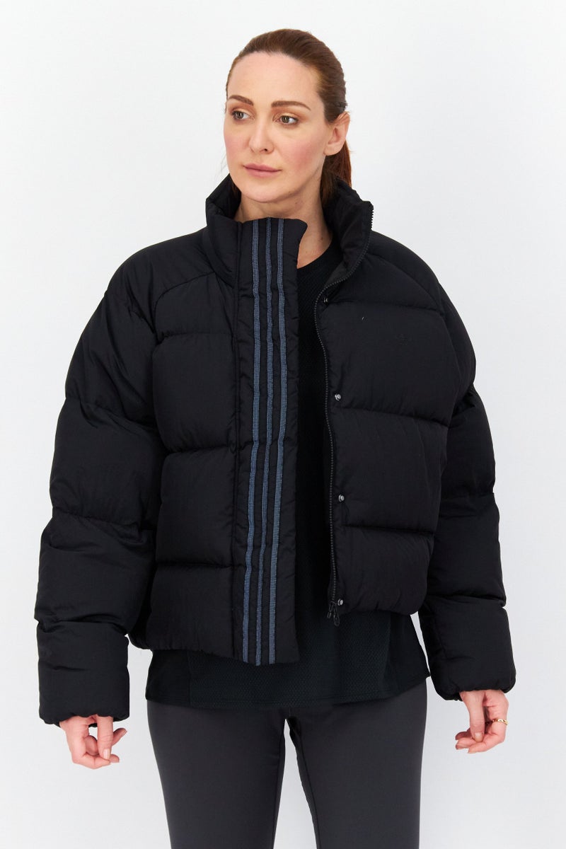 adidas Originals Women Sportswear Fit Long Sleeve Training Jackets, Black - Image 1