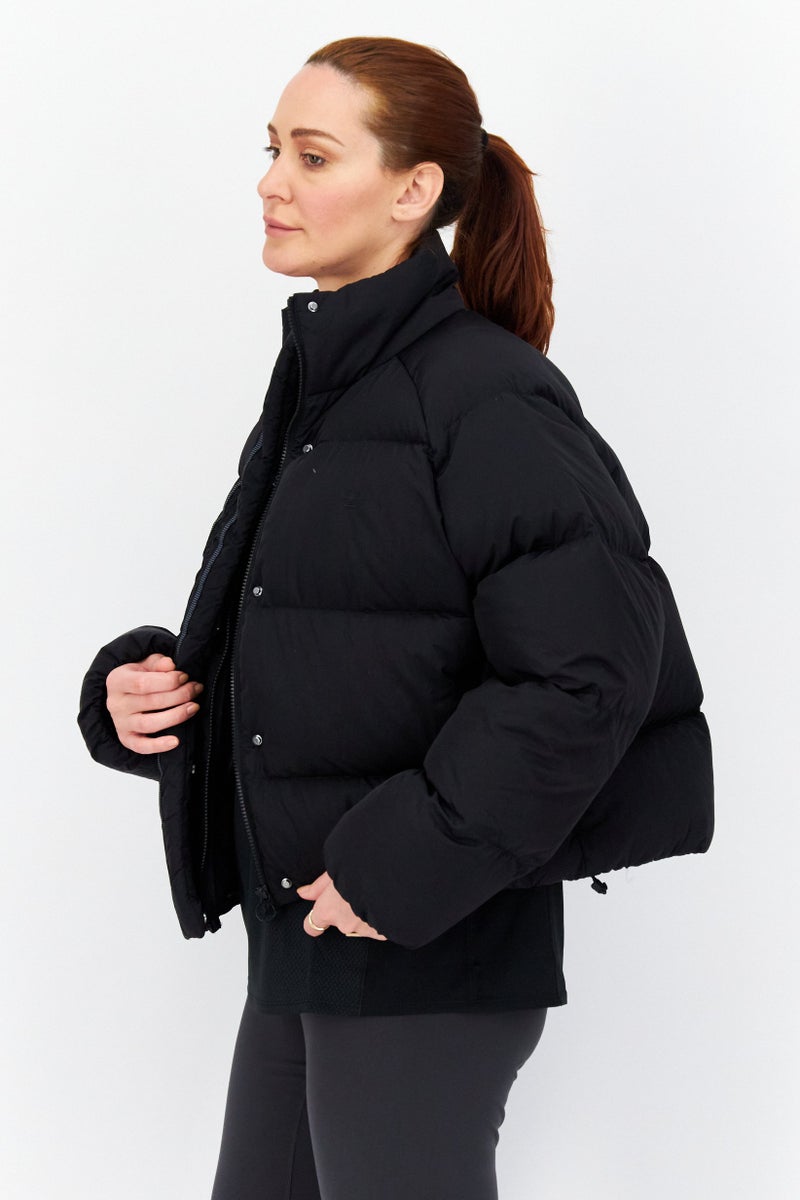 adidas Originals Women Sportswear Fit Long Sleeve Training Jackets, Black - Image 4