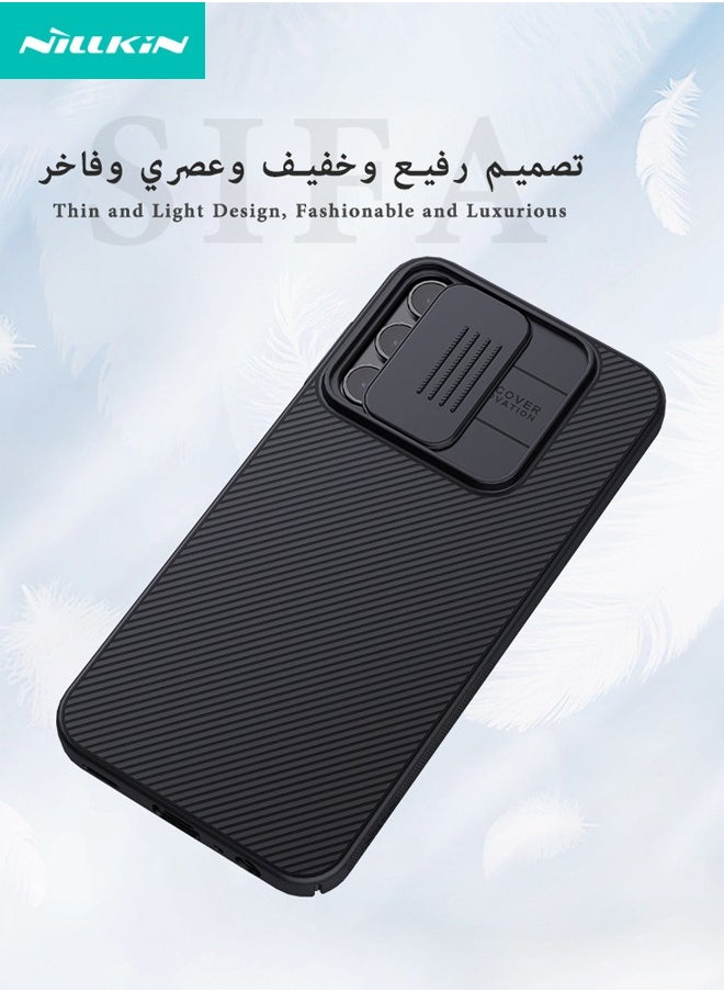 Nillkin - Samsung Galaxy A15 Case, Slide Camera Case Design, 360° Full Body Coverage Shockproof Phone Back Cover, Anti-Fall Anti-Scratch Anti-fingerprint Protective Case for Samsung A15 5G/4G, Black - Image 1
