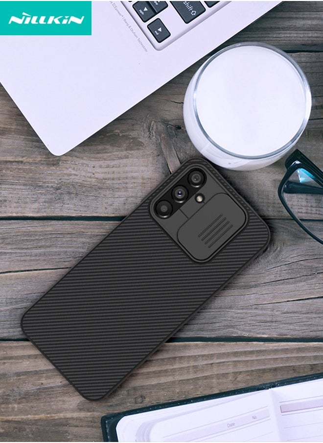 Nillkin - Samsung Galaxy A15 Case, Slide Camera Case Design, 360° Full Body Coverage Shockproof Phone Back Cover, Anti-Fall Anti-Scratch Anti-fingerprint Protective Case for Samsung A15 5G/4G, Black - Image 1