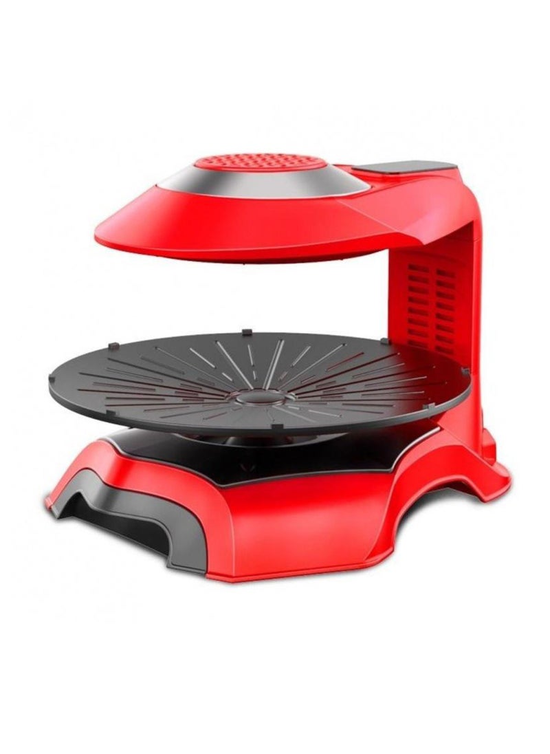 Generic - Automatic Rotating 1400w Grill Nonstick Infrared Roaster Indoor Korean Bbq Smokeless Electric Grill - Image 1