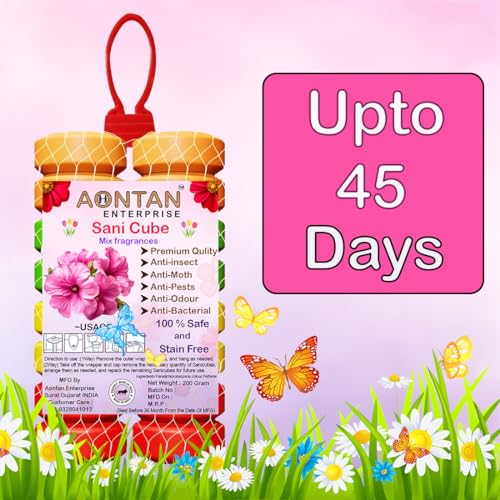AONTAN ENTERPRISE Bathroom Toilet Air Freshener Fragrance Urinal balls Urinal Cubes Sani cube for Washbasins,Clothes Pantry, Bathroom,Wardrobe,wash Basin,Pack of 2 Each 200 grm - Image 3