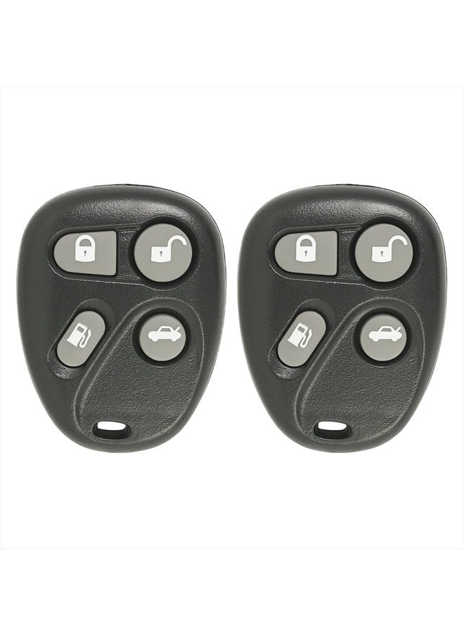 Keyless2Go - Replacement for New Keyless Entry 4 Button Remote Car Key Fob for Select DeVille Eldorado Seville That Use FCC ID KOBUT1BT 25656444 25656445 (2 Pack) - Image 1
