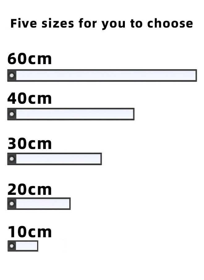 ضوء مستشعر الحركة - ضوء LED من سبائك الألومنيوم - ضوء لاسلكي أسفل الخزانة - أبيض، دافئ، ضوء طبيعي - مستشعر جسم الإنسان - تركيب مغناطيسي - ضوء ليلي قابل لإعادة الشحن للمطبخ والسلالم وغرفة النوم والدرج - pzsku/Z62EE33D0400B9C8E8476Z/45/_/1698747054/a1b82f97-833f-4e0f-aca9-732c5bea4c6b