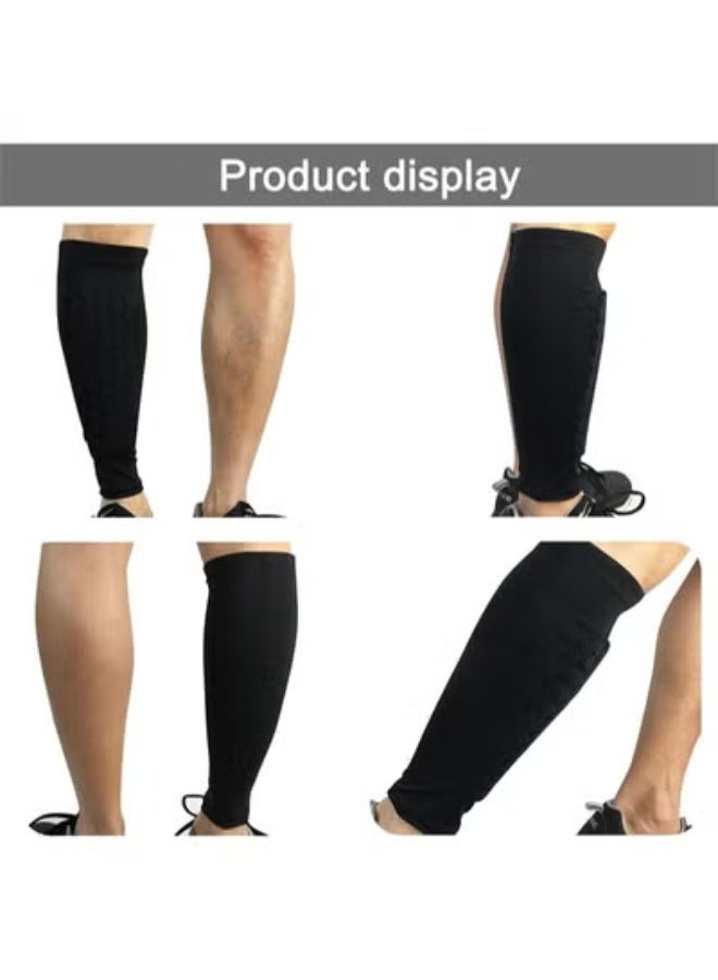 HOMESTAR Soccer Shin Guards, Shin Pads with Foam for Kids, Youth, Adult, Child Protective Gear, Black - Image 5